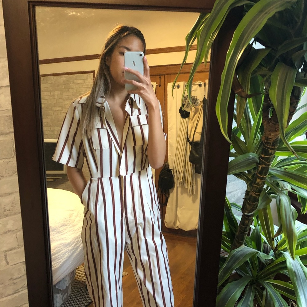 Striped Summer Jumpsuit